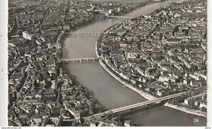 *** BS  ***     BASEL vue aérienne  unused TTB