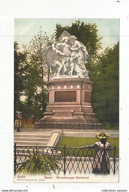 cp  , SUISSE , BS , BASEL ,  Strassburger-Denkmal ,  vierge