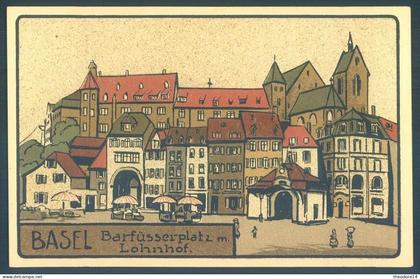 BS Bale Ville BASEL Barfusserplatz Lohnhof