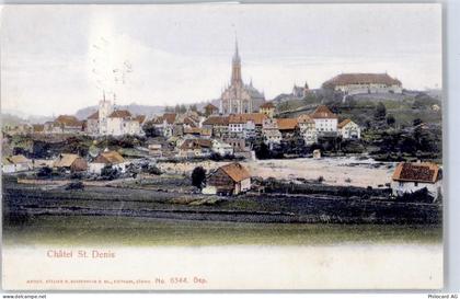 1618 Châtel-St-Denis Lithographie - 51425225