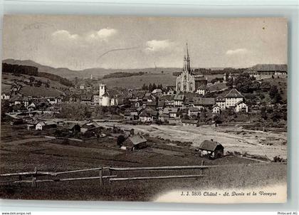 1618 Châtel-St-Denis - Stadtansicht m. Kirche - 10159224