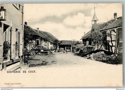 1482 Cugy FR Foto AK Kirchturm - 13585952