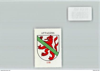 1616 Attalens Vuarat - Vignette Wappen Kaffee Hag ca 1920-1940 Attalens... - 11101185