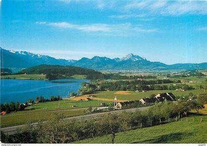 CPM Switzerland Lac de la Gruyere avec le Restoroute