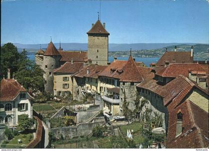 Murten Morat historische Altstadt Turm Murtensee