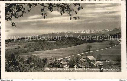 Pensier Les Alpes vues de Institut St Dominique