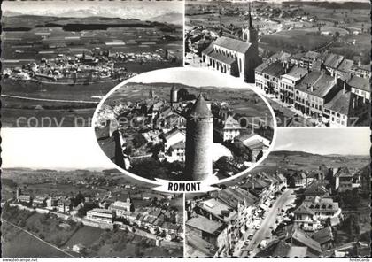 Romont FR Fliegeraufnahme