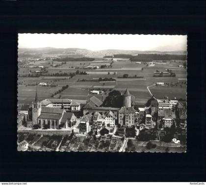Romont FR Fliegeraufnahme