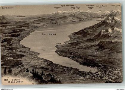 Genfersee Lac Leman - Vogelschau - 39409680