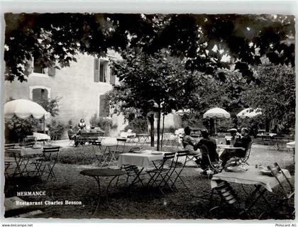1248 Hermance 1955 - Gasthaus Charles Besson Garten - 52017239
