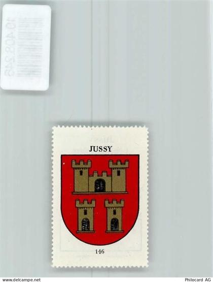 1254 Jussy - Vignette Wappen Kaffee Hag ca 1920-1940 Burg - 10408246