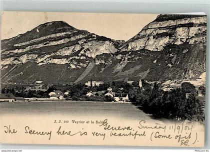 1255 Veyrier Sierne 1904 Foto AK - 38186163