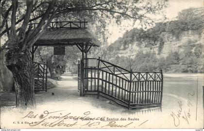 CPA Suisse Geneve Le sentier des saules