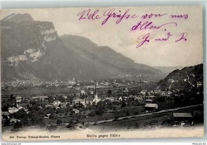 8753 Mollis 1910 - Mollis gegen Näfels - 13128424