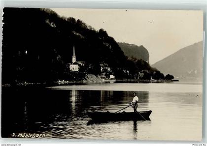8874 Mühlehorn Foto AK Ruderboot - 13191360