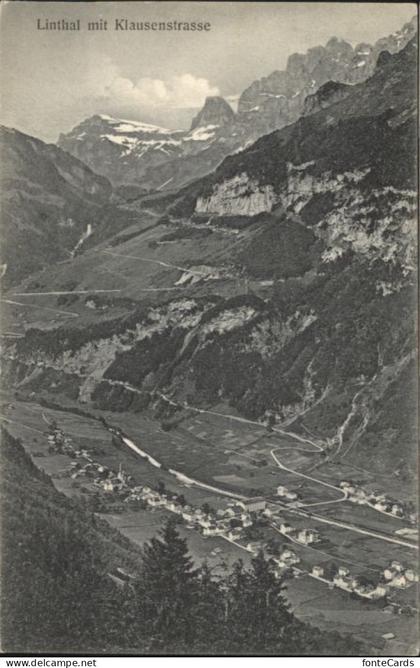 Linthal Glarus Linthal Klausenstrasse
