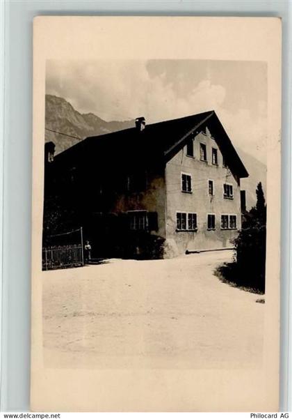 7457 Bivio 1929 Foto AK Wohnhaus AK - 13099138