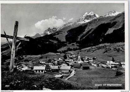 7165 Breil Brigels - Gesamtansicht, Kreuz, Brigelserhörner - 50746638