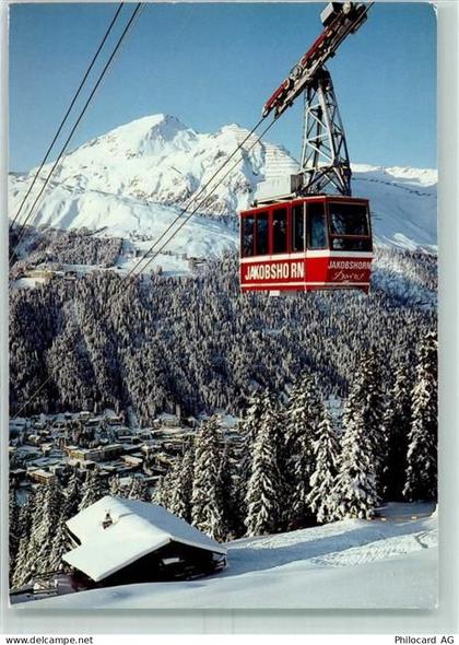 7260 Davos Dorf 1985 Gebrauchsspuren Davos Jakobshorn Bahnen Davos Ischa... - 10389570