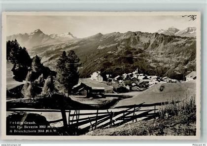 7404 Feldis/Veulden - Feldis mit Piz Beverin und Bruschghorn - 10156422