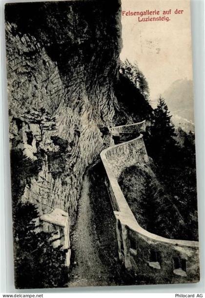 7304 Maienfeld 1910 - Felsengallerie Luziensteig - 39498982