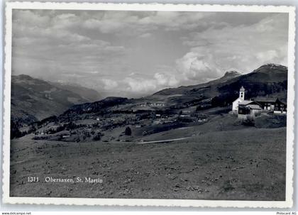 7134 Obersaxen Meierhof 1937 - St. Martin Kirche - 51422219