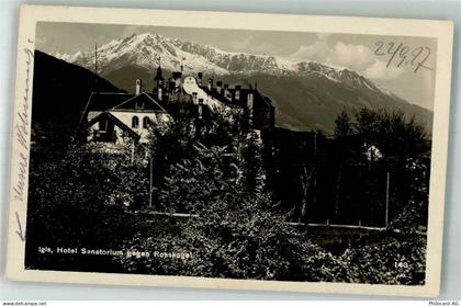 7206 Igis 1927 Foto AK Hotel Sanatorium - 38243705