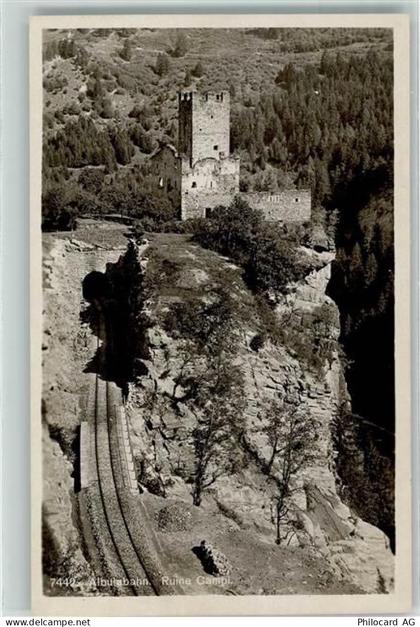 7411 Sils im Domleschg - Ruine Campi Albulabahn - 39376036