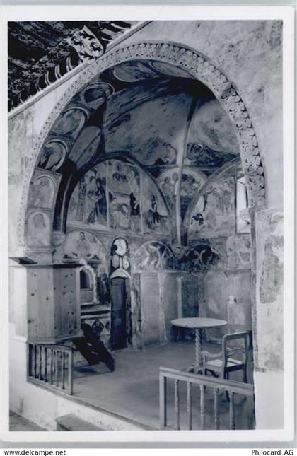 7505 Celerina/Schlarigna - Interieur St. Gian Kirchlein in Celerina, Eng... - 50602537