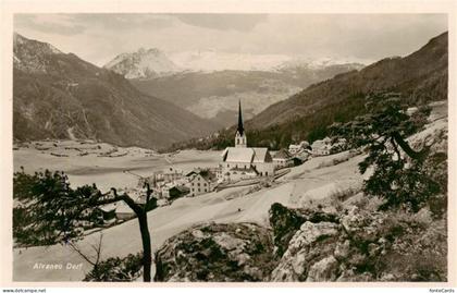 Alvaneu Dorf GR Ansicht mit Kirche Alpenpanorama