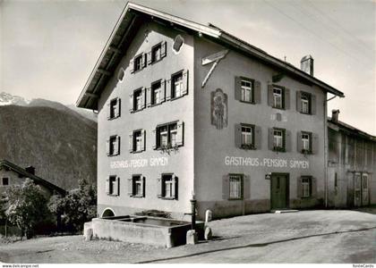 Alvaneu Dorf GR Gasthaus Pension Simmen