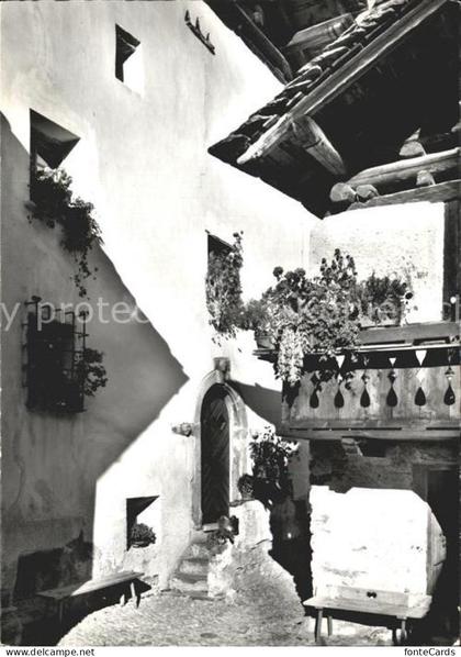 Bondo Graubuenden La casa la piue vecchia del villagio