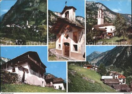 Cauco Bodio Santa Domenica Valle Calanca Ortsansichten