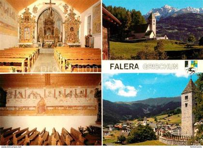 Falera Kirche San Remigius Inneres Panorama