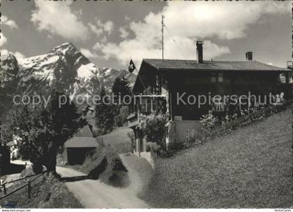 Flerden Pension Andrea mit Piz Beverin