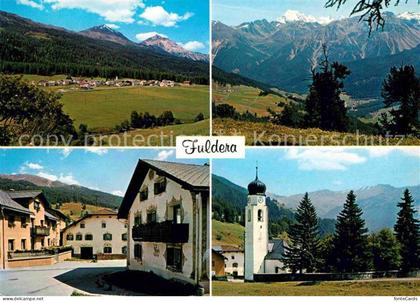 Fuldera Val Muestair Piz-d Aint Umbrail Stelvio Ortler Hotel-Sternen Kirche