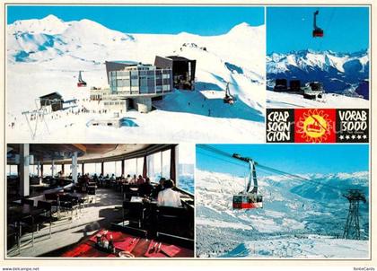 Laax Crap Sogn Gion Weisse Arena von Laax und Flims Sommerskigebiet Piz Vorab Al