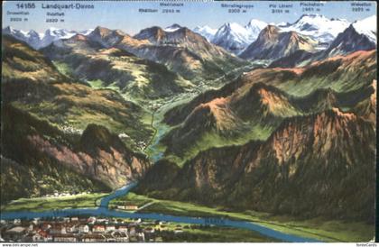 Landquart Schiers Klosters Davos x 1930