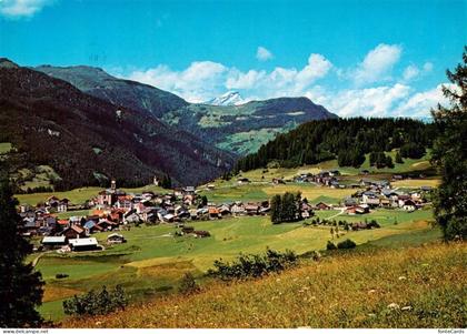 Lantsch Lenz GR Panorama Blick gegen Mutten und Piz Beverin