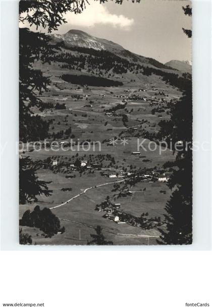 Luzein und Pany Panorama Praettigau