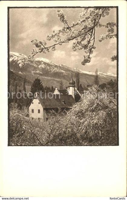 Malans GR Kirchenpartie