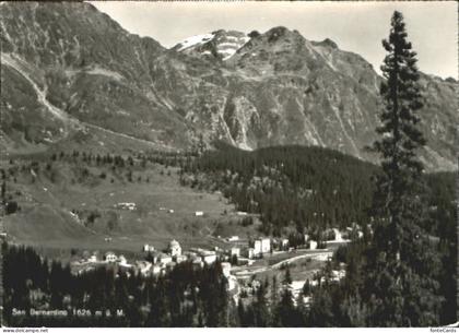 San Bernardino 1630m Moesa GR San Bernardino  x 1954