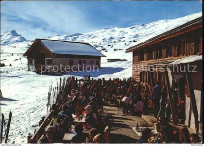 Sarn Hinterrhein Skigebiet Sarn Heinzenberg Berghaus Dultschinas