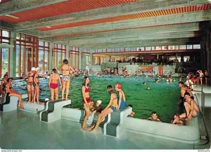 St Moritz  SANKT MORITZ GR Hallen-Schwimmbad Schwimmbecken Badegaeste Hallenbad