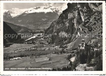 Tumegl Schloss Ortenstein Rhothenbrunnen Domleschg