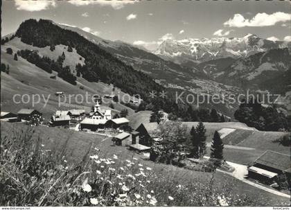Valzeina Panorama gegen Schesaplana