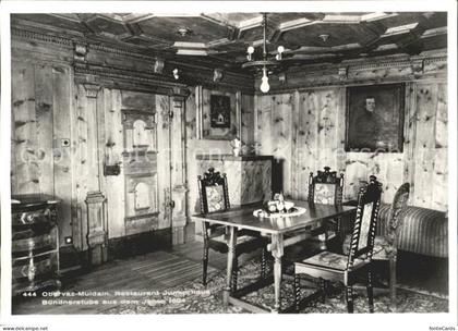 Vaz Obervaz Muldain Restaurant Junkerhaus Buendnerstube