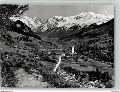 7247 Saas im Prättigau - Blick gegen Klosters und die Silvrettagruppe - 11088455