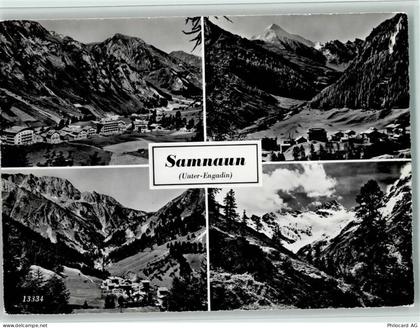 7563 Samnaun Dorf - Unter-Engadin 4-Bildkarte - 11058270