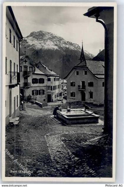 7554 Sent - Platzansicht, Brunnen - 51281744